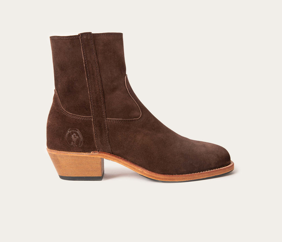 Janis Women's Velvet Squirrel Ankle Boots