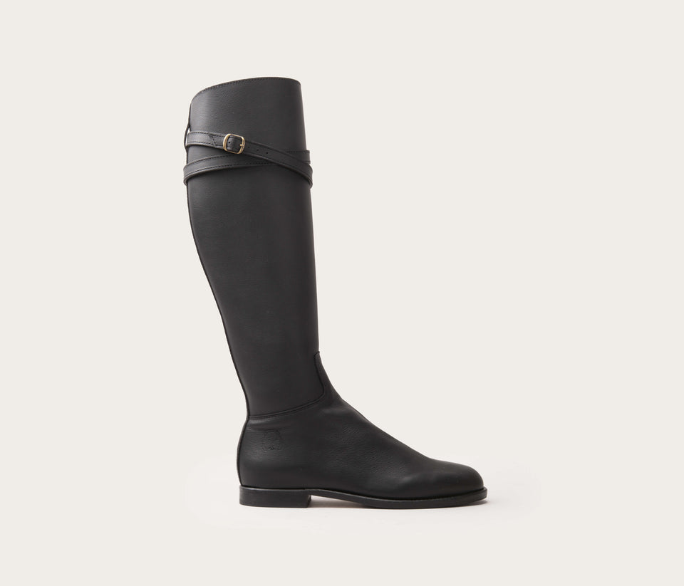 Chantilly Botte Souple Noir dbl Rouge - Prix Doux