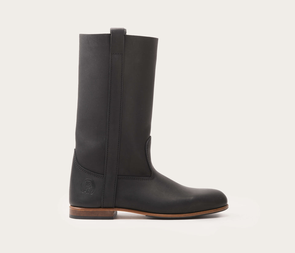 Ella Botte Femme Noir - Prix Doux