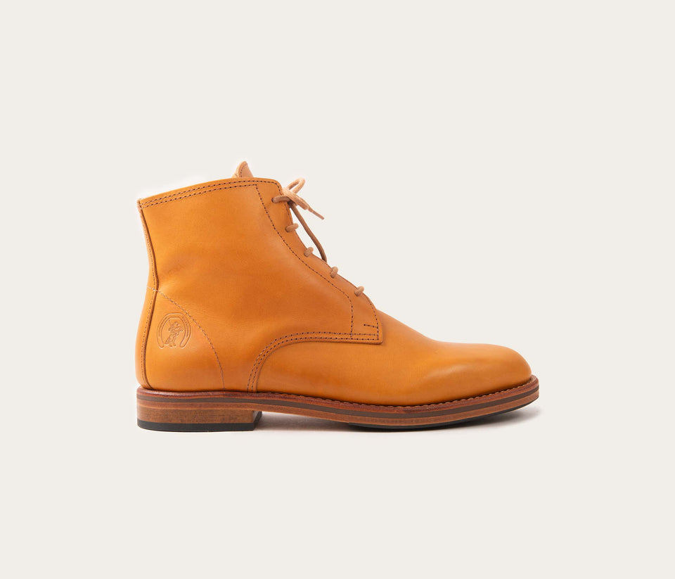 Jules Men's Lace-up Ankle Boots Tan