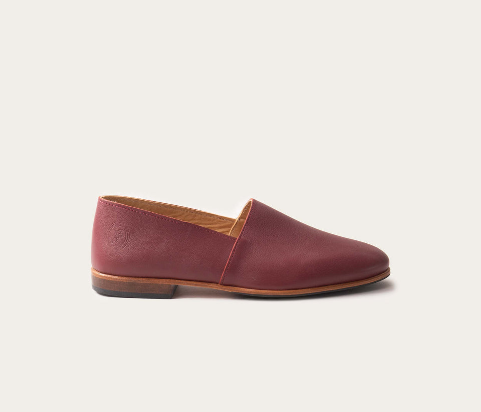 Maury Mocassin Souple Bordeaux - Prix Doux