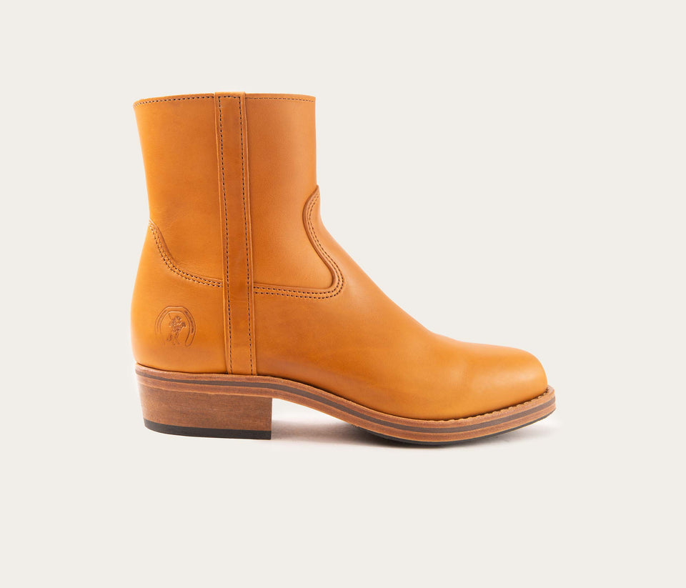 Terence Bottine Zip Femme Naturel