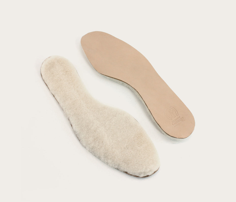 Sheepskin soles